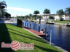 View Down the Canal From Lady Dolphin